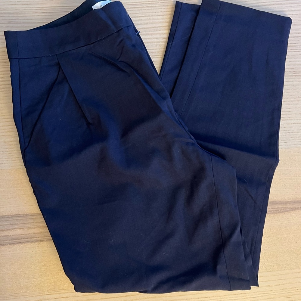 Everlane Navy Blue Wool Pants